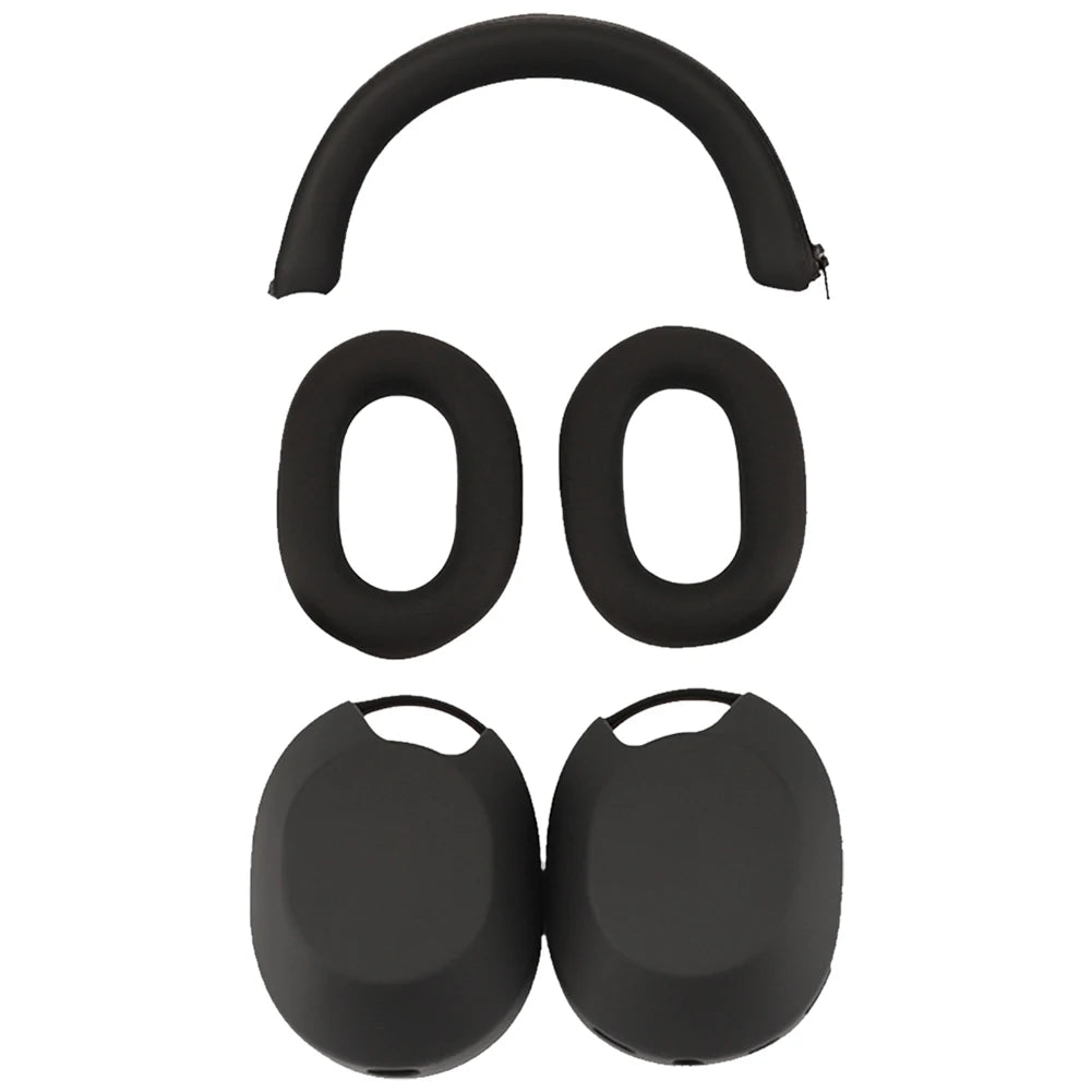 Silicone Headphones Protective Case Cover Headbeam Protector Sleeve Soft Skin Protector for Sony WH-1000XM5 Accessories