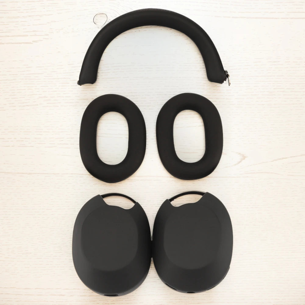 Silicone Headphones Protective Case Cover Headbeam Protector Sleeve Soft Skin Protector for Sony WH-1000XM5 Accessories